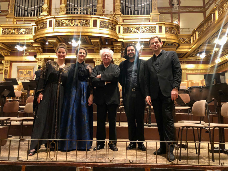 Beethovens „Missa Solemnis“ in the Golden Hall of the Vienna Musikverein 10.12.2022, with  Eleanor Lyons (Soprano), Eva Zaicik (Mezzosoprano), Maestro Philippe Herreweghe (Conductor), Ilker Arcayürek (Tenor) and Hanno Müller-Brachmann (Bass)