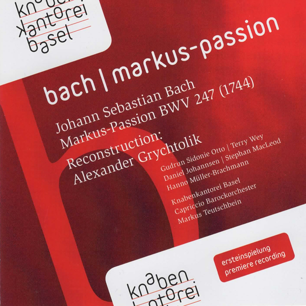 CD Cover - Markus-Passion