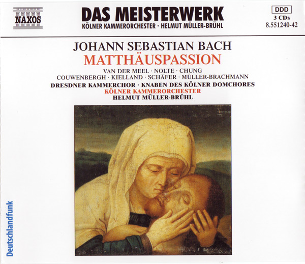 CD Cover - Matthäuspassion