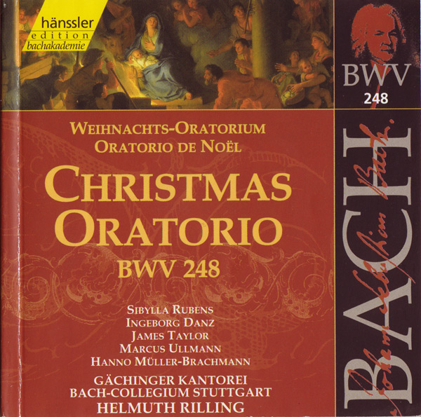 CD Cover - Weihnachtsoratorium als Teil der Gesamtaufnahme aller Bachschen Werke